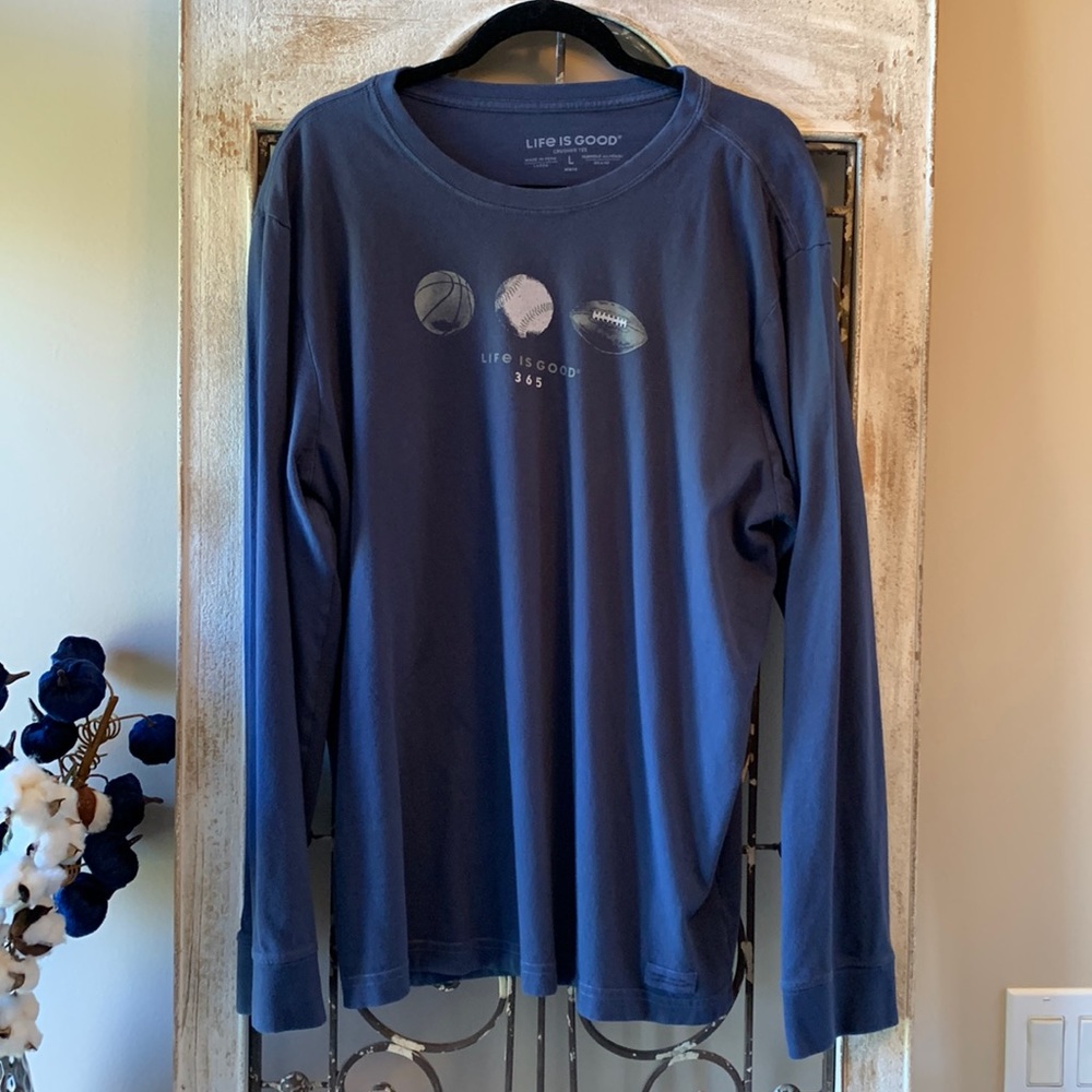 Life is Good long sleeve tee.